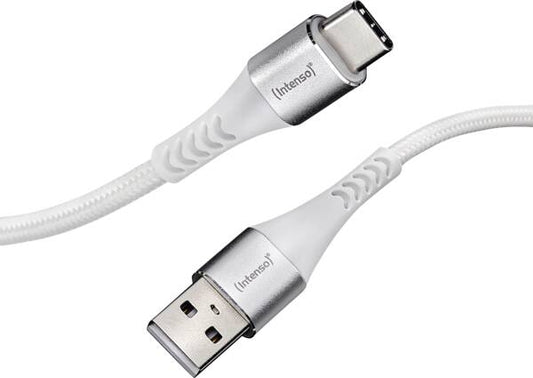 Intenso Ladekabel A315C Nylon USB A USBC 1,5 m Datenkabel