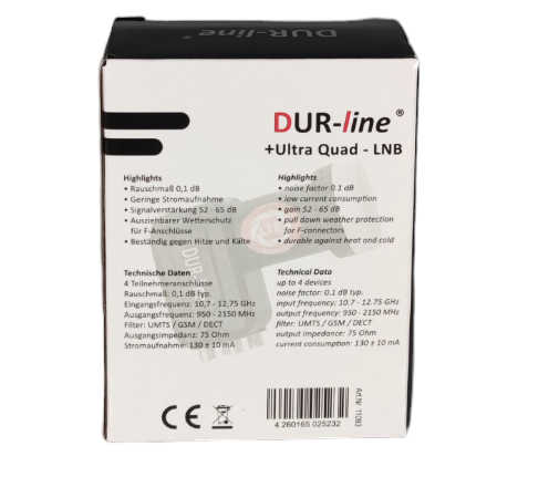 DUR-Line +Ultra Quad LNB
