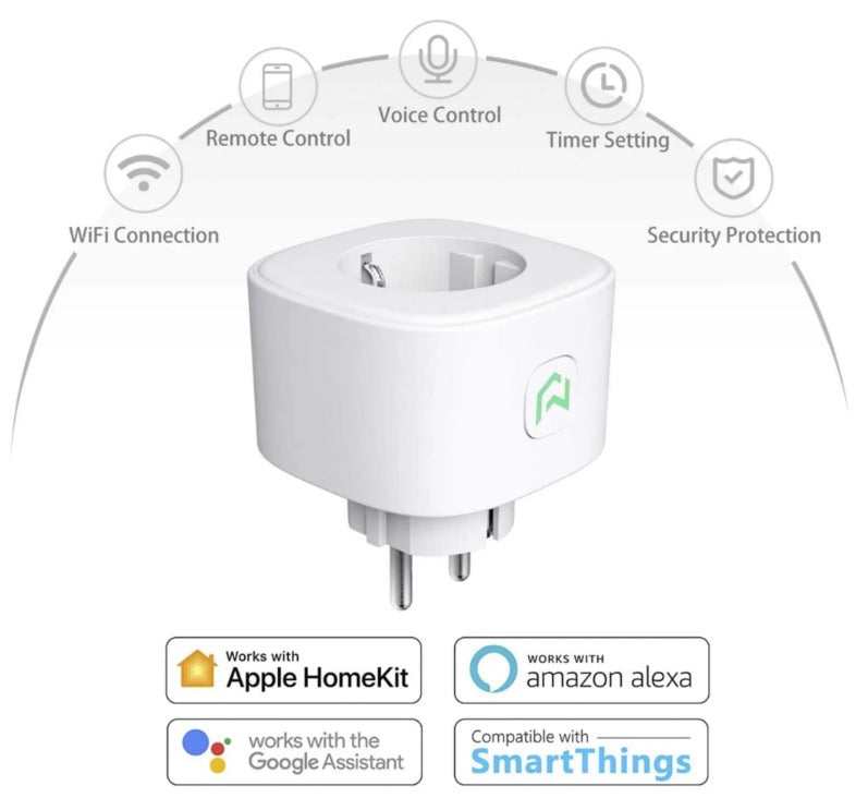 Meroos Smarte WLAN Steckdose Wi Fi Plug Smart Home Apple Alexa Google