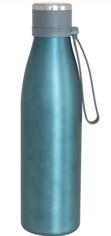 Dobman Thermosflasche Edelstahl türkis 700 ml mit Trageschlaufe