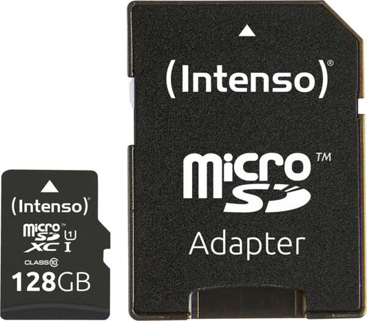Intenso Micro SD-XC Card 128GB inkl. SD Card Adapter
