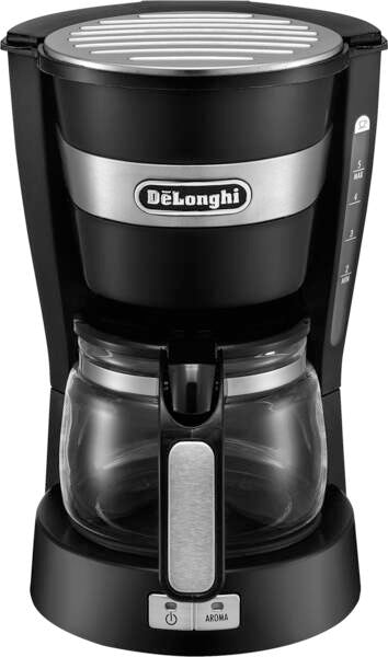 DeLonghi Filterkaffeemaschine ICM 14011.BK Active Permanentfilter 600 Watt