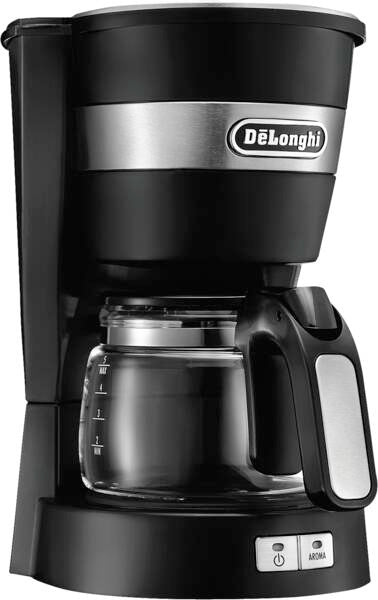 DeLonghi Filterkaffeemaschine ICM 14011.BK Active Permanentfilter 600 Watt