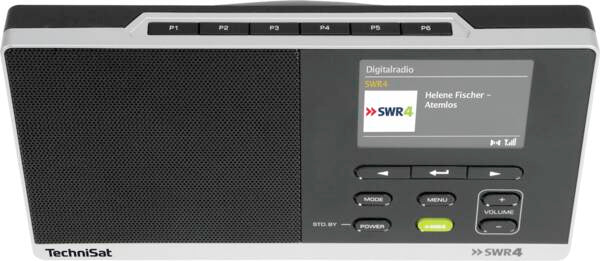 Technisat DigitRadio 215 SWR4 Edition DAB+ Radio Netz-/ Batteriebetrieb