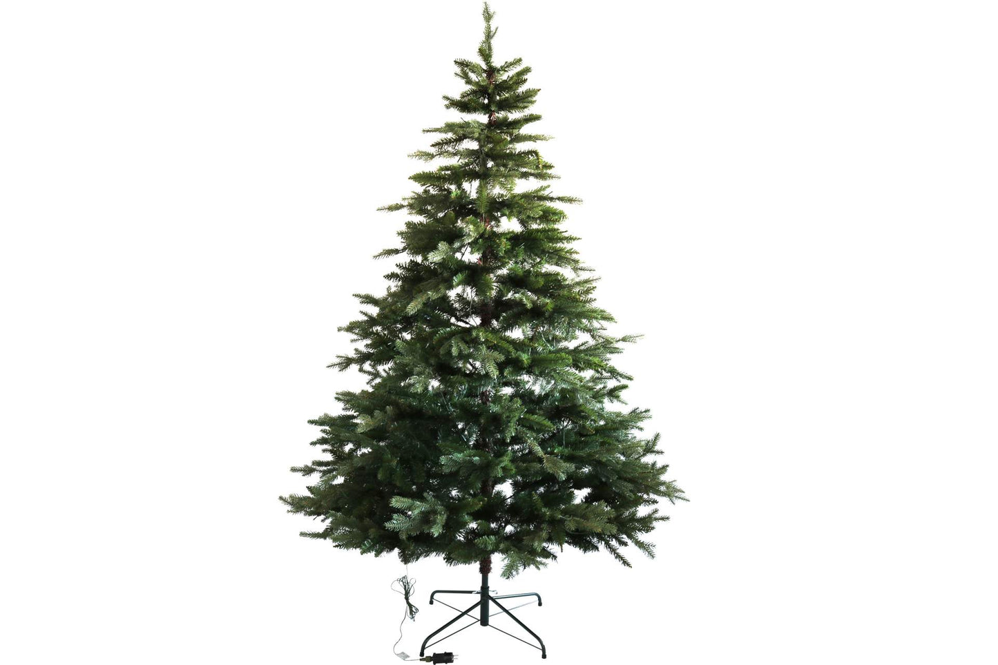 X-Mas XXL Weihnachtsbaum mit Lichterkette und Metallständer180 cm 210 LED