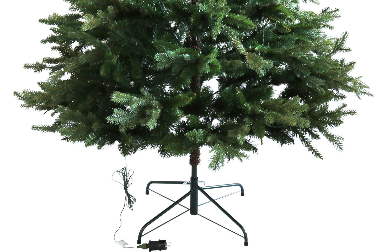 X-Mas XXL Weihnachtsbaum mit Lichterkette und Metallständer180 cm 210 LED