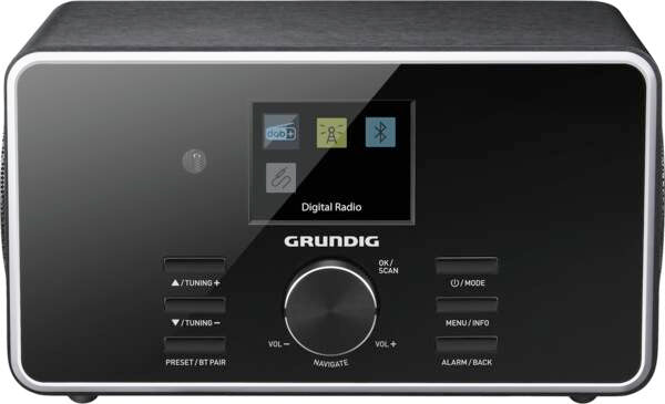 Grundig Design Radio DTR 4500 DAB+ UKW Bluetooth 80 Senderspeicher