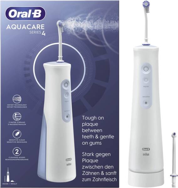 Oral-B Micro Luftblasen Technologie AquaCare 4 Munddusche