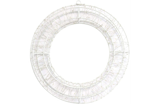 LED Lichtkranz auf Metallgestell 200-700 LEDs Ø 30-38 cm Türkranz Deko Kranz Timer