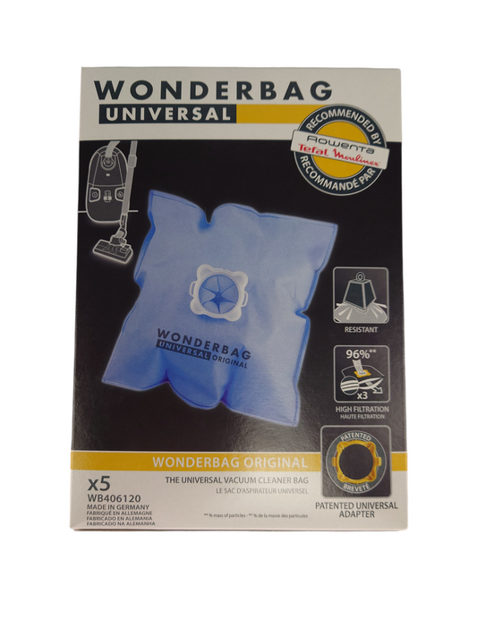 Wonderbag Universal 5x Mikroflies Beutel Staubsauger