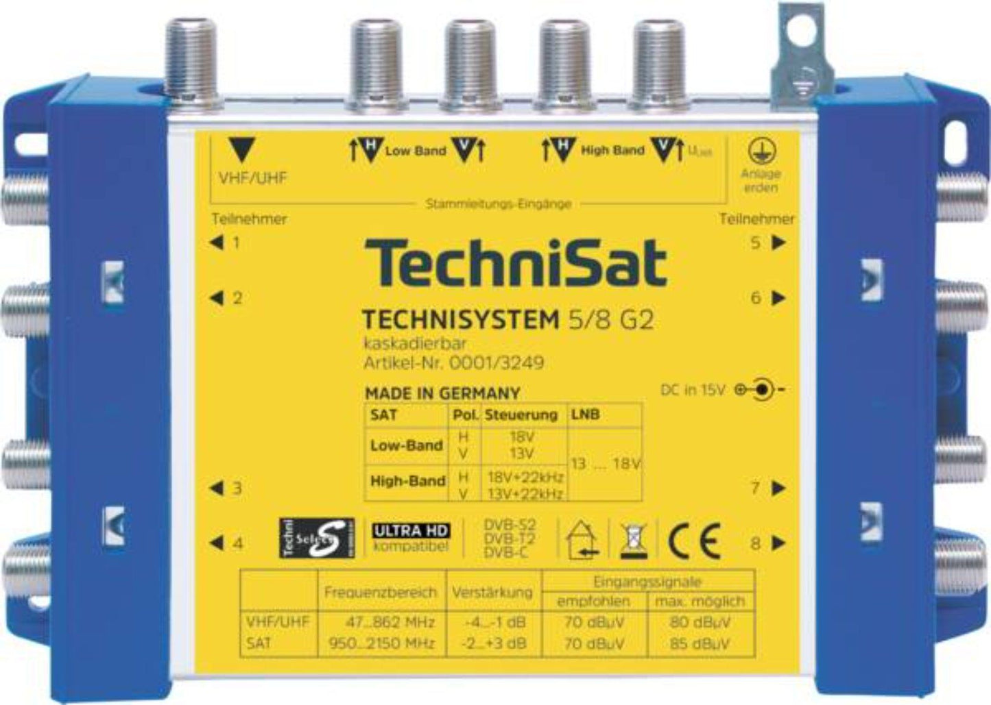 B-Ware Technisat TechniSystem 5/8 G2 Multischalter