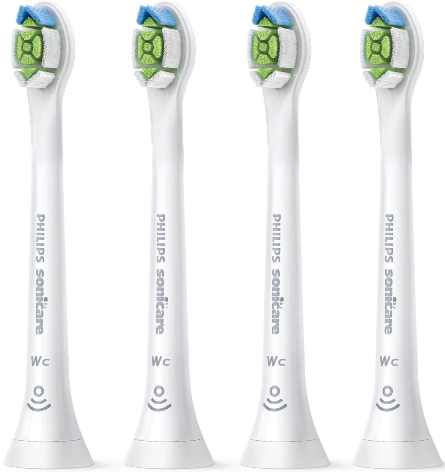 Philips Aufsteckbürste für Zahnbürsten HX6074/27 Optimal White Mini 4er