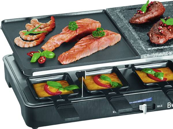 Bomann Raclette 1400 Watt RG 2279 CB Schwarz