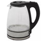 Edelstahl Glas Wasserkocher 1,7 L 2000 Watt mit LED Beleuchtung